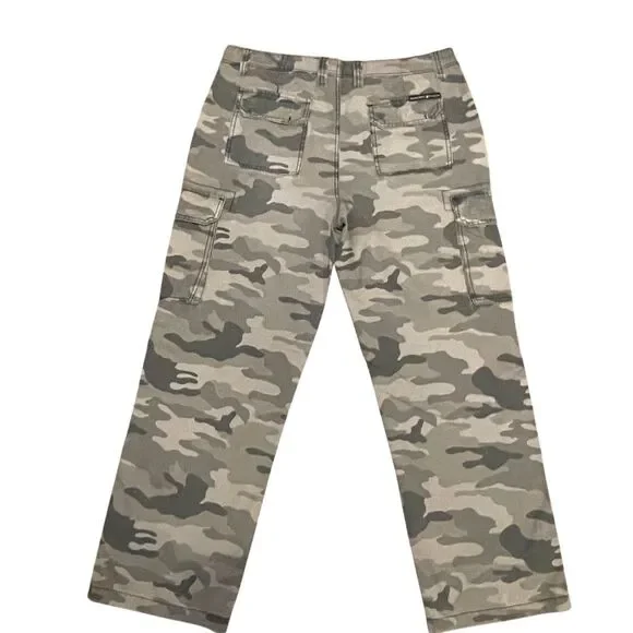 Beverly Hills Polo Club Men's Camouflage Cargo Pants Size 36 Inseam 32 - Picture 2 of 8